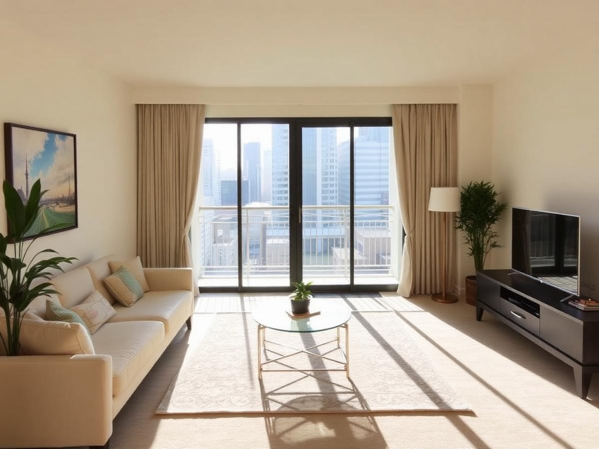 Ninth Floor Apartment in Riverside Quarter, Downtown